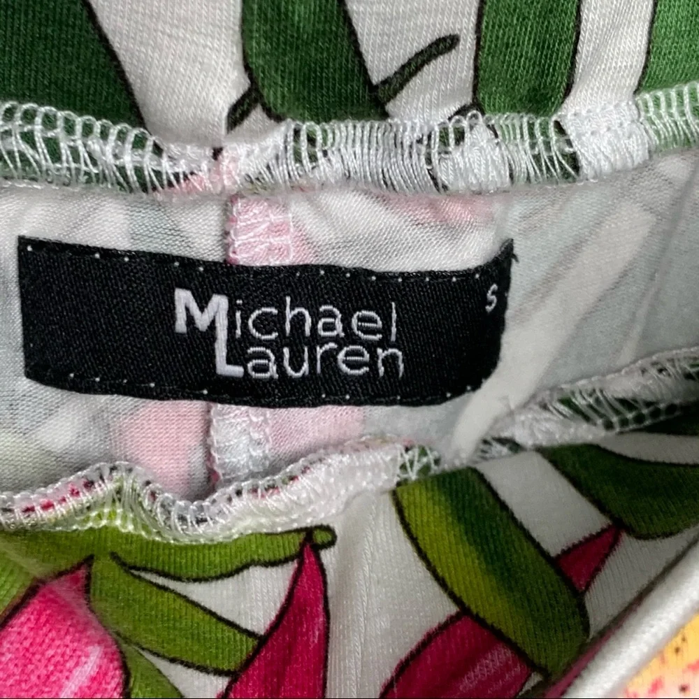 Michael Lauren Pablo Pant Floral Palm Hawaiian - Picture 4 of 5